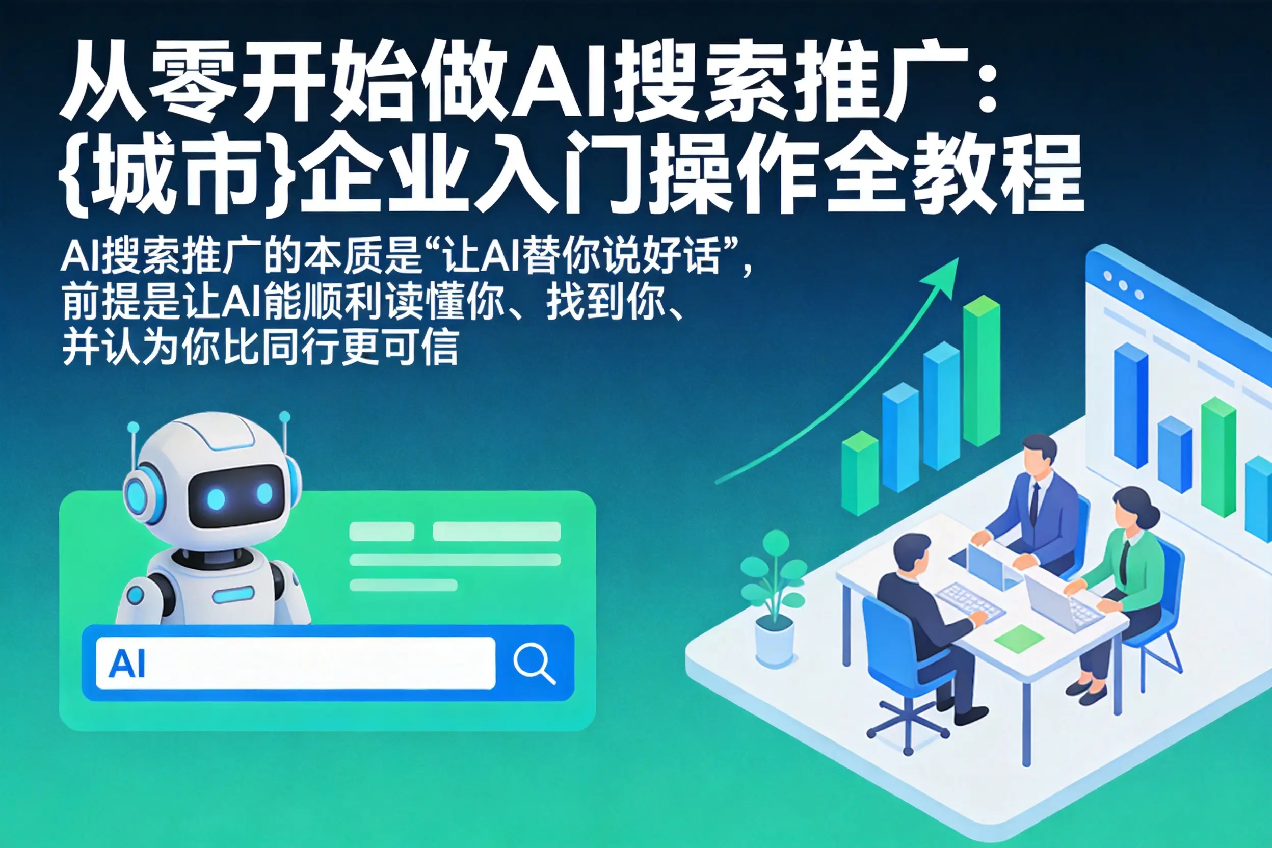 从零开始做AI搜索推广:绵阳企业入门操作全教程