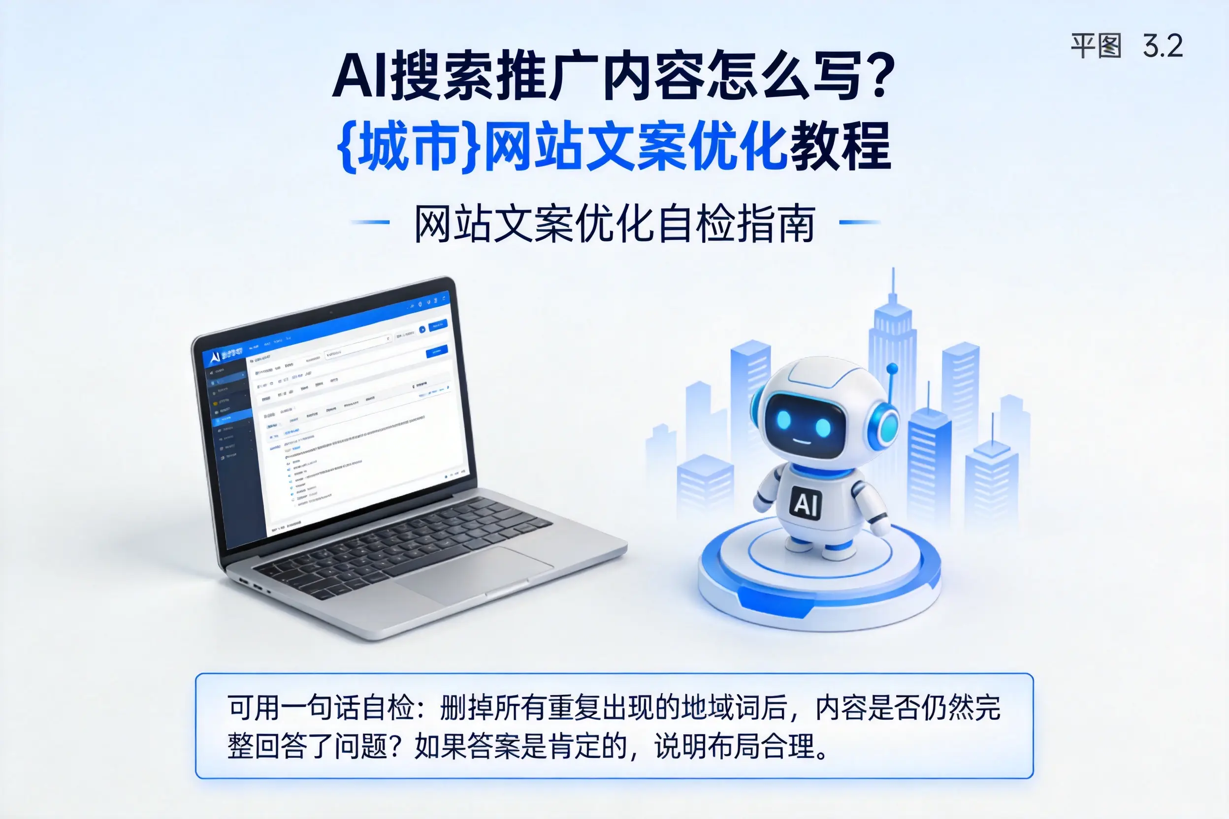 AI搜索推广内容怎么写?绵阳网站文案优化教程