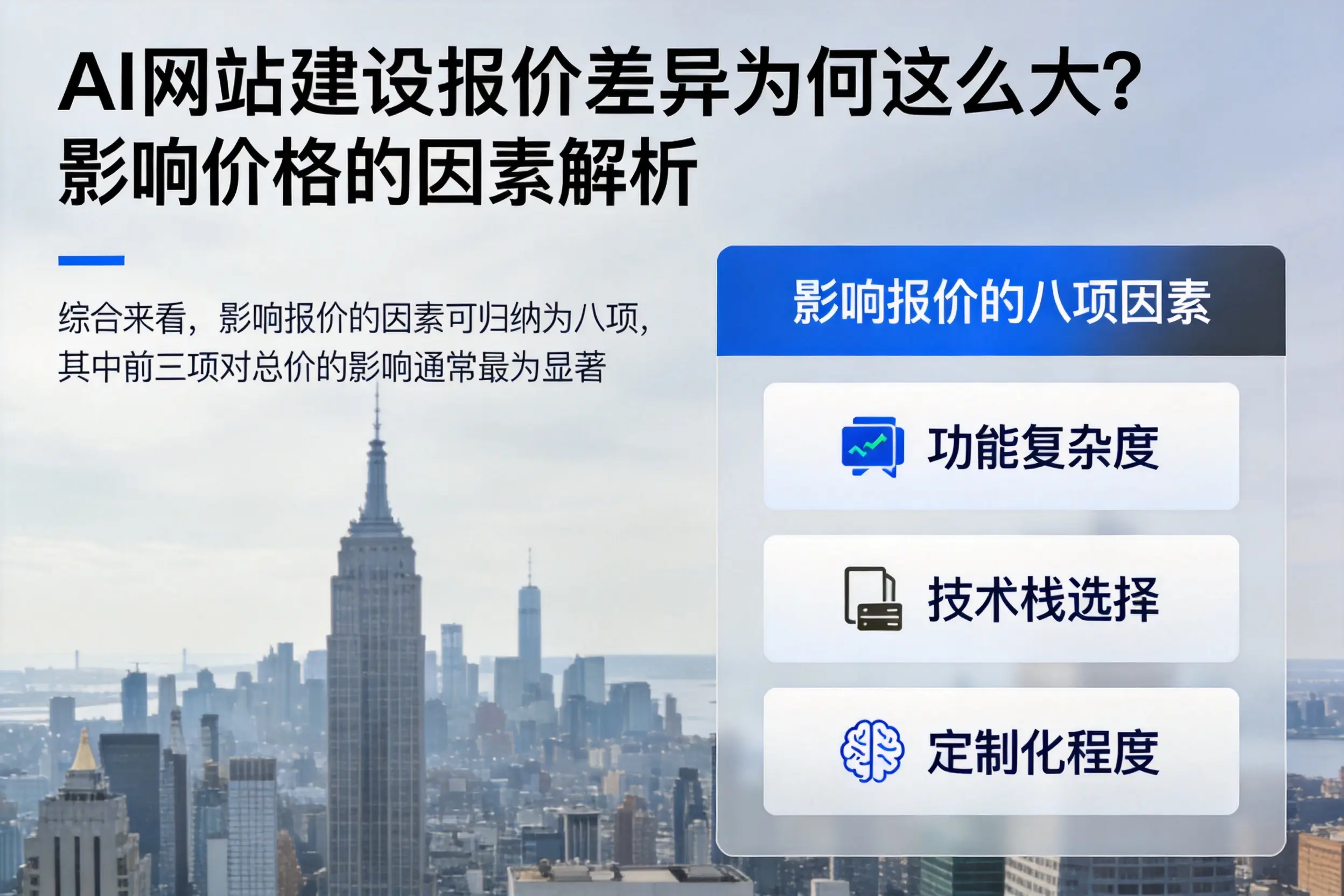 绵阳AI网站建设报价差异为何这么大？影响价格的因素解析