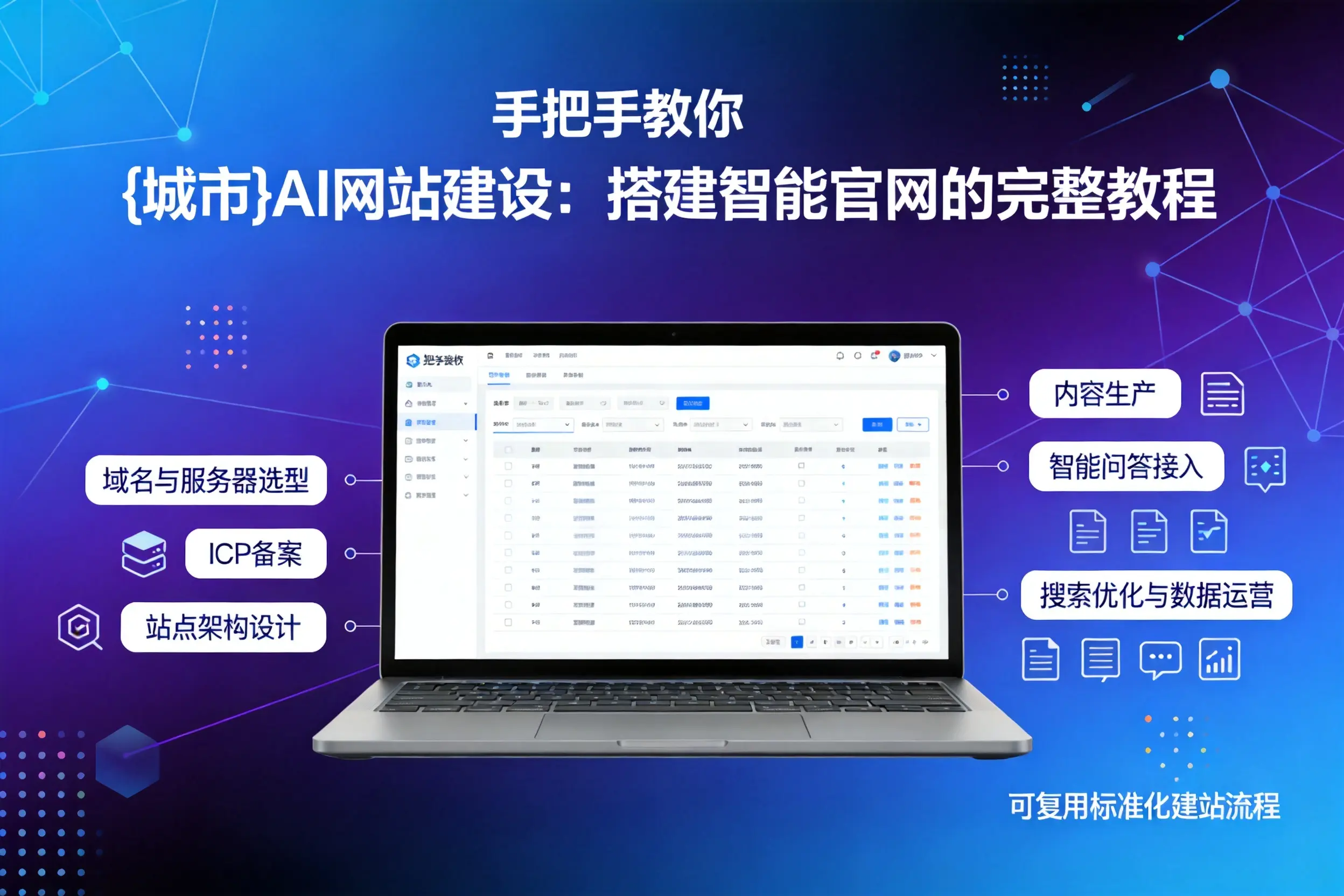 手把手教你绵阳AI网站建设:搭建智能官网的完整教程