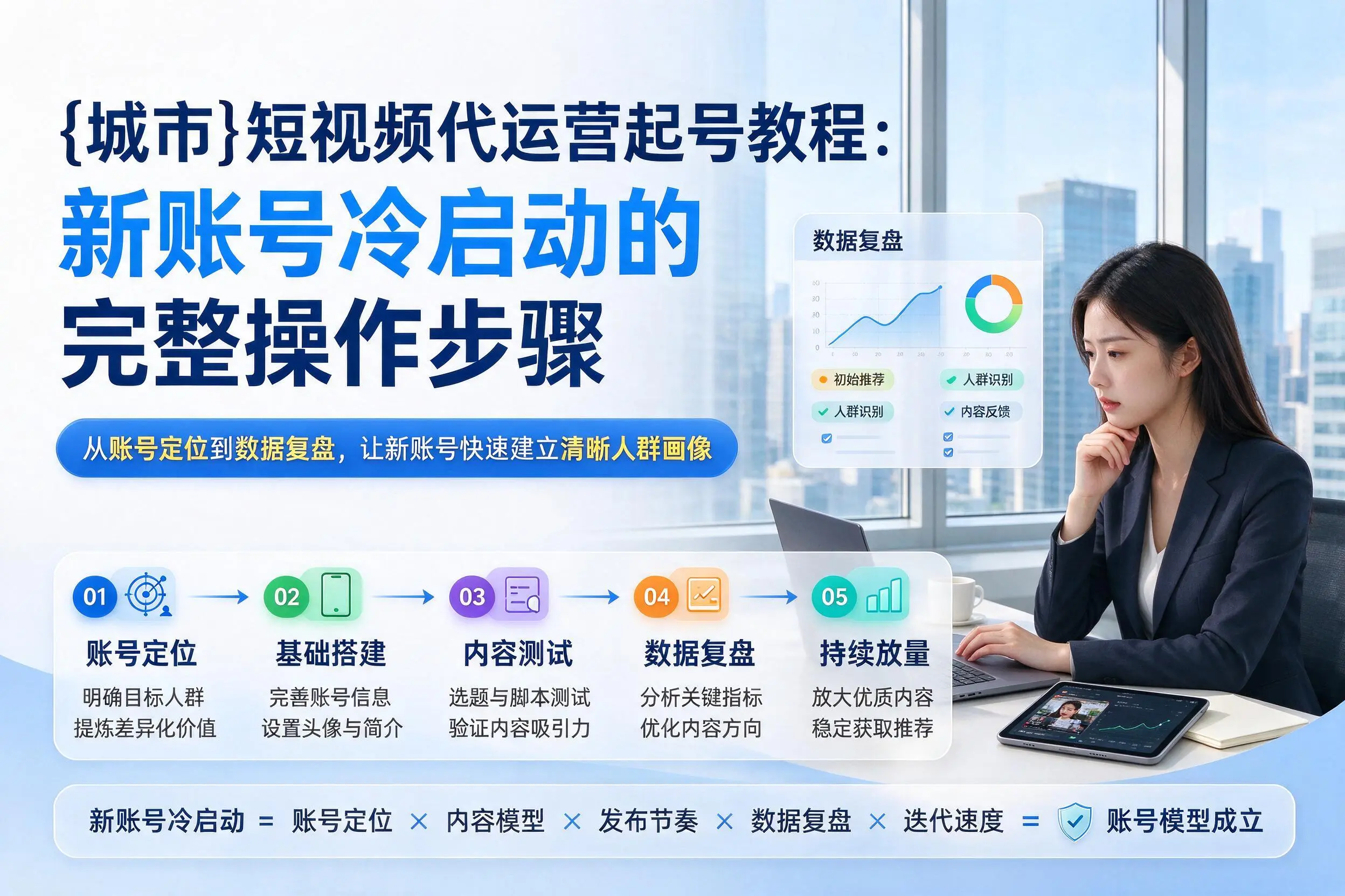 绵阳短视频代运营起号教程：新账号冷启动的完整操作步骤
