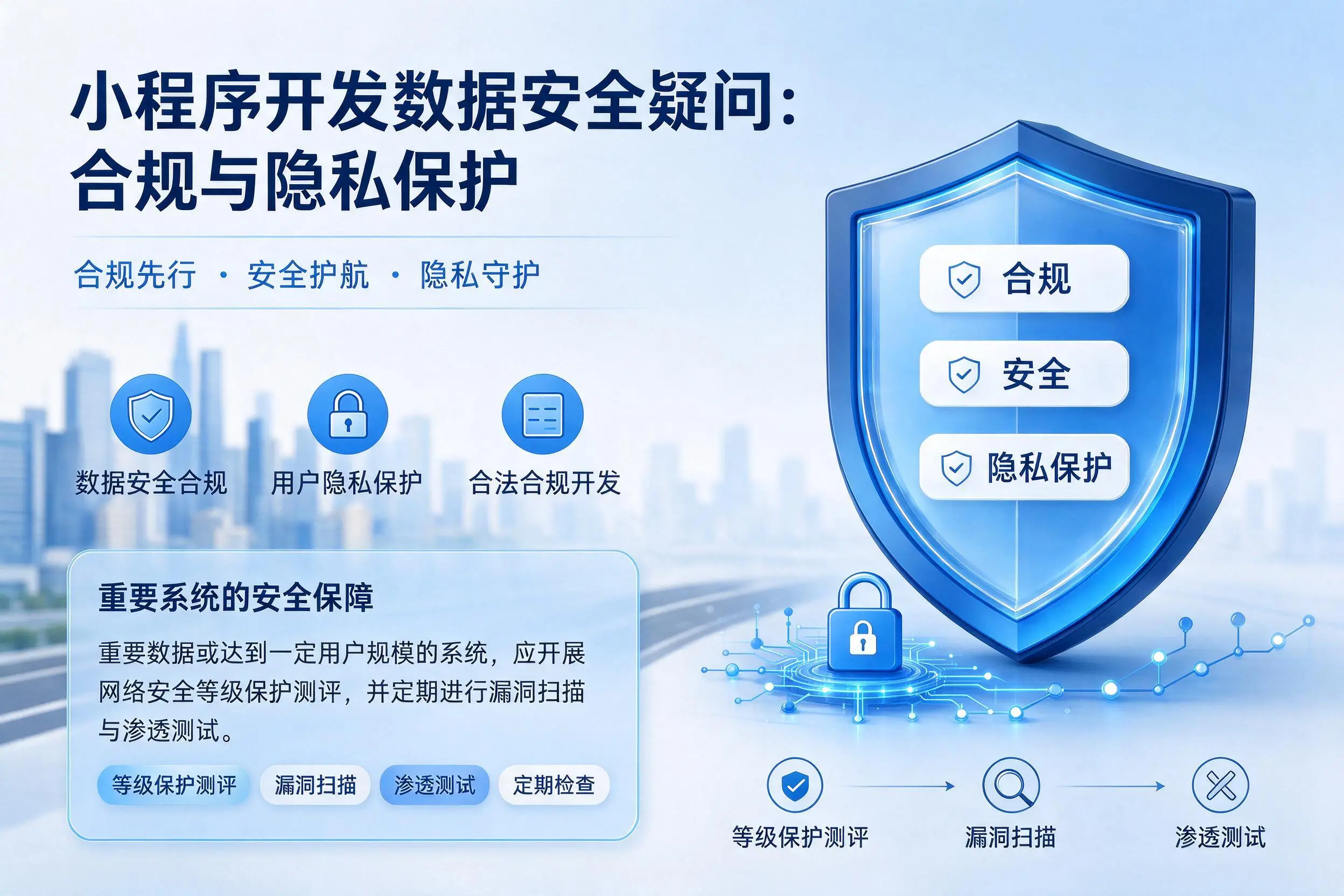 绵阳小程序开发数据安全疑问：合规与隐私保护