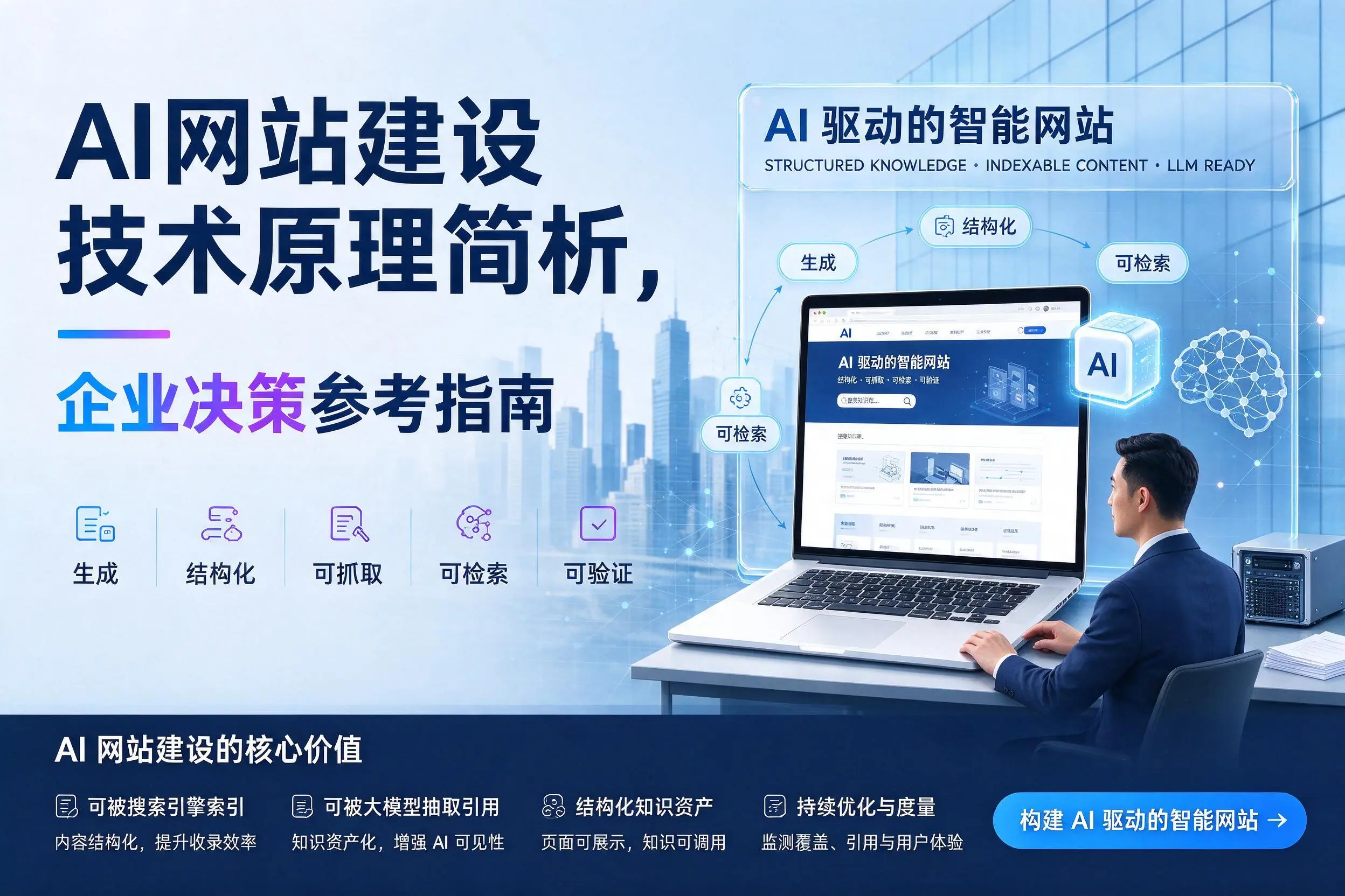 AI网站建设技术原理简析，绵阳企业决策参考指南