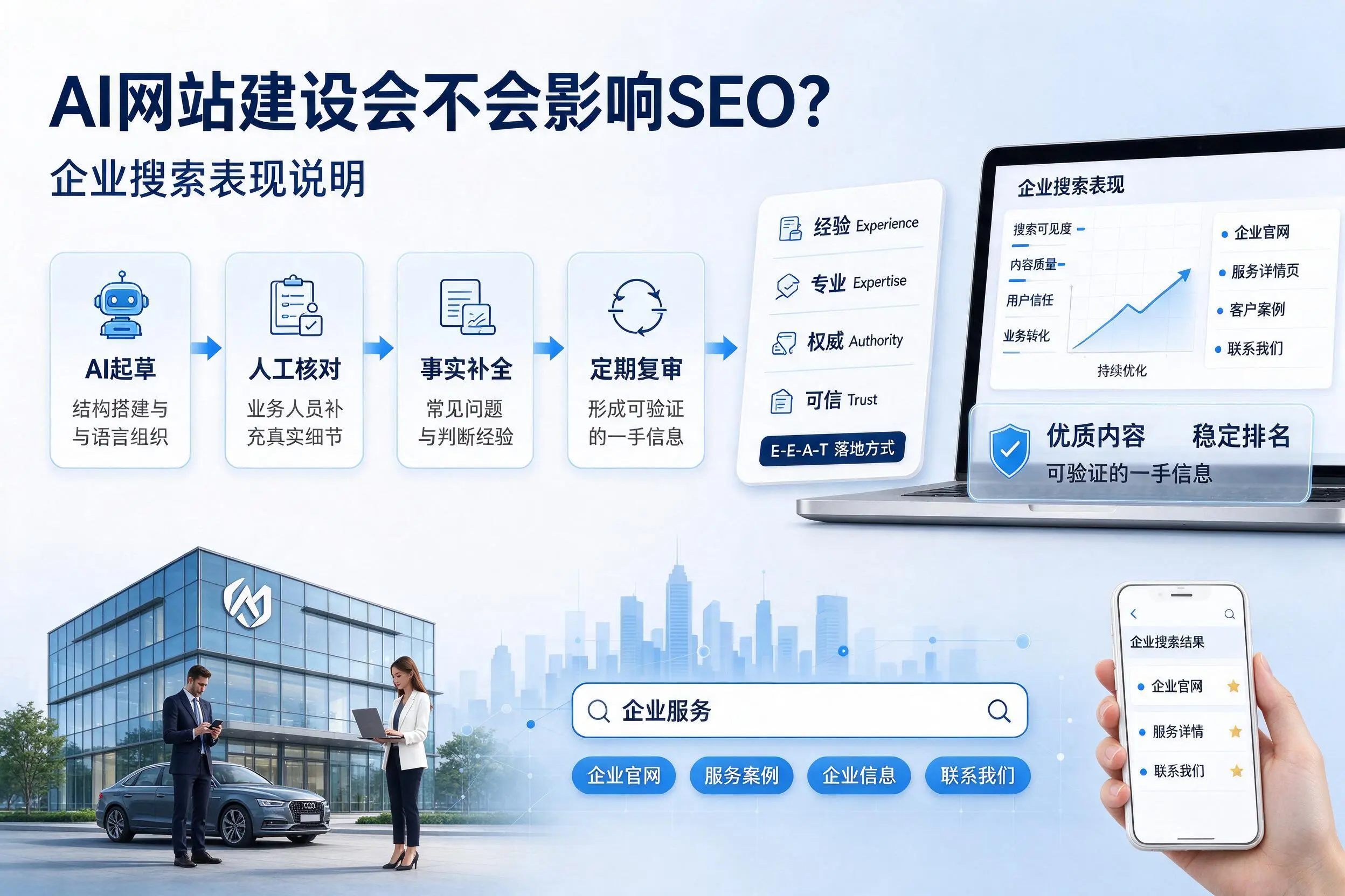AI网站建设会不会影响SEO？绵阳企业搜索表现说明