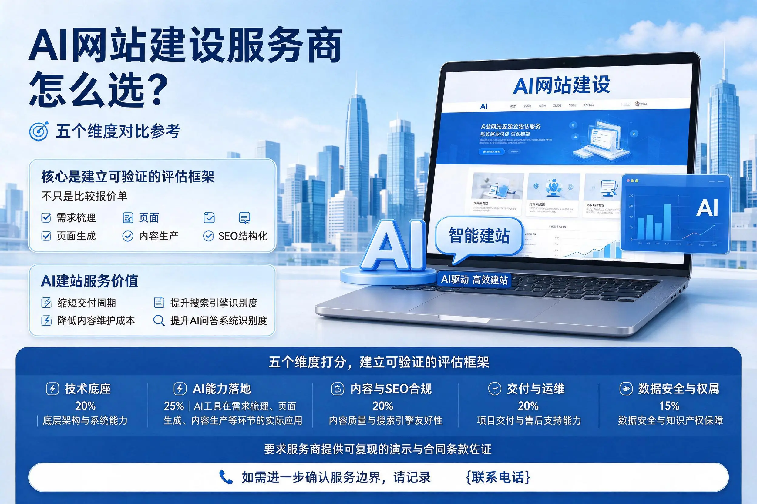 绵阳AI网站建设服务商怎么选？五个维度对比参考