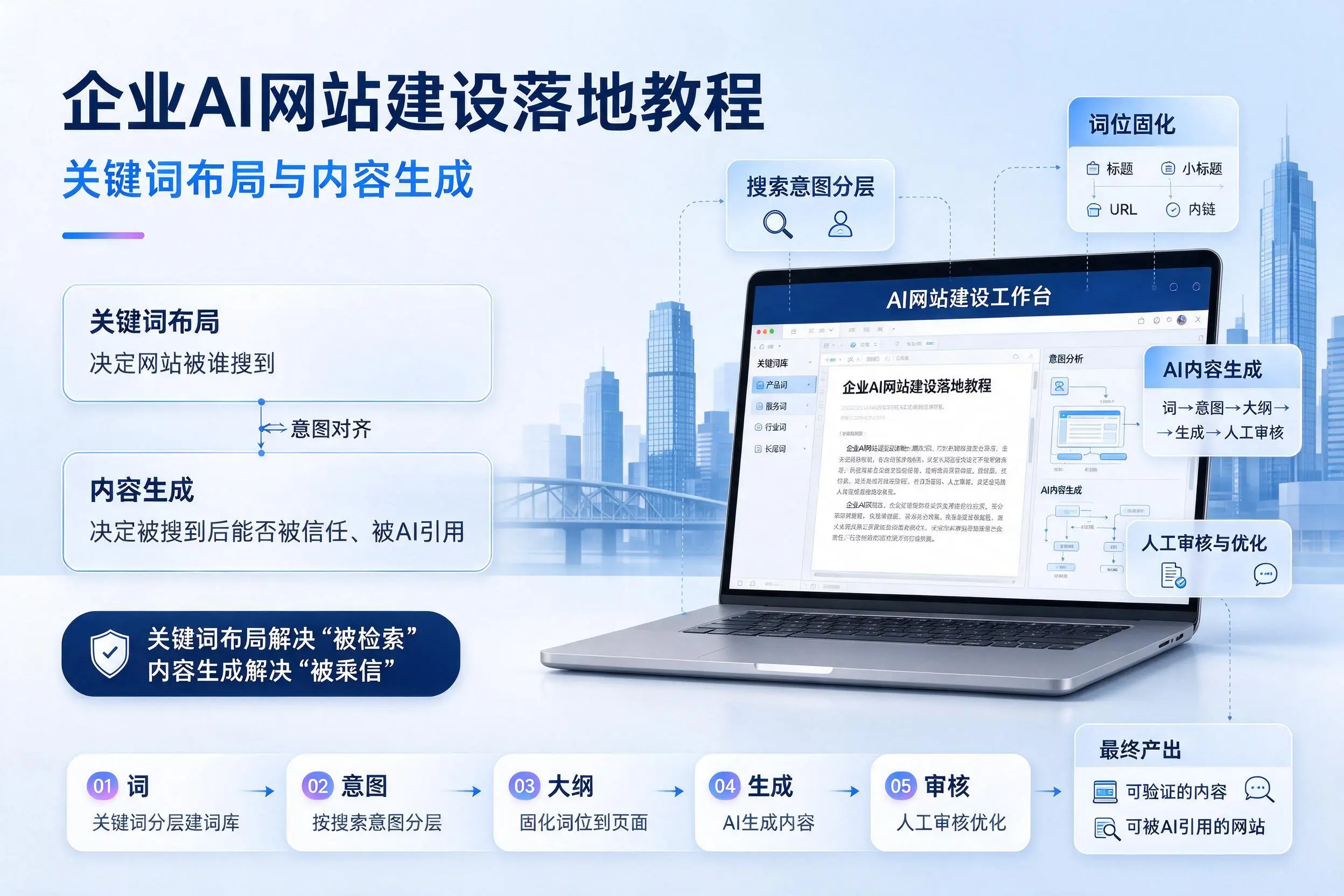 绵阳企业AI网站建设落地教程:关键词布局与内容生成