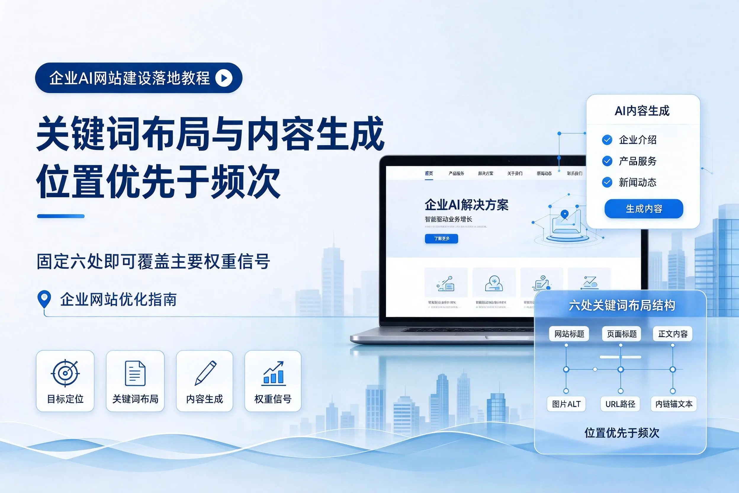绵阳企业AI网站建设落地教程:关键词布局与内容生成